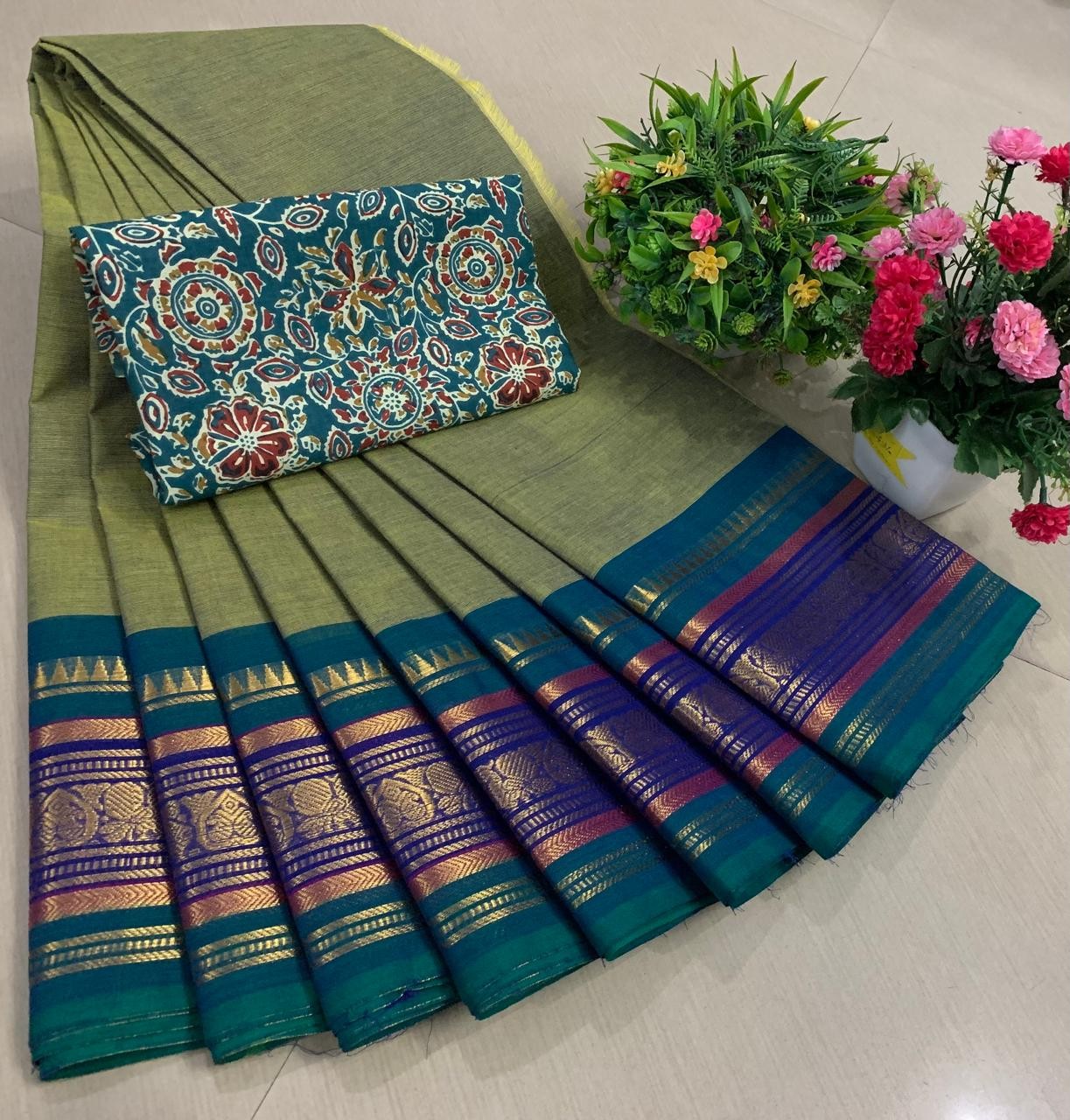 Chettinad Cotton sarees