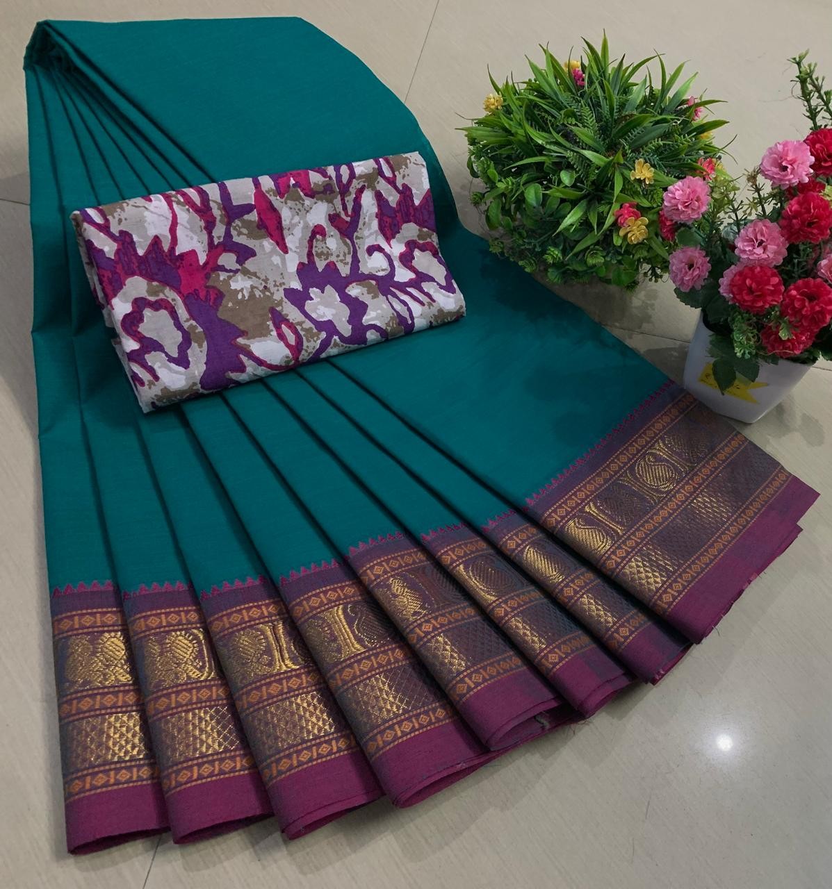 Chettinad Cotton sarees