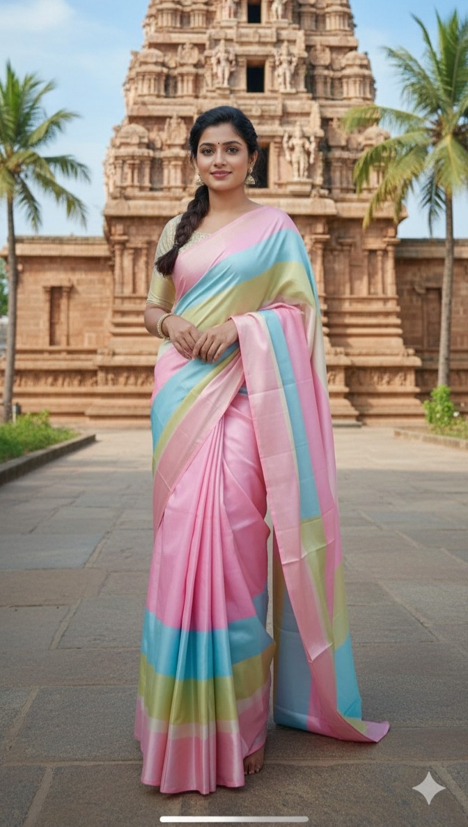 Rainbow Saree