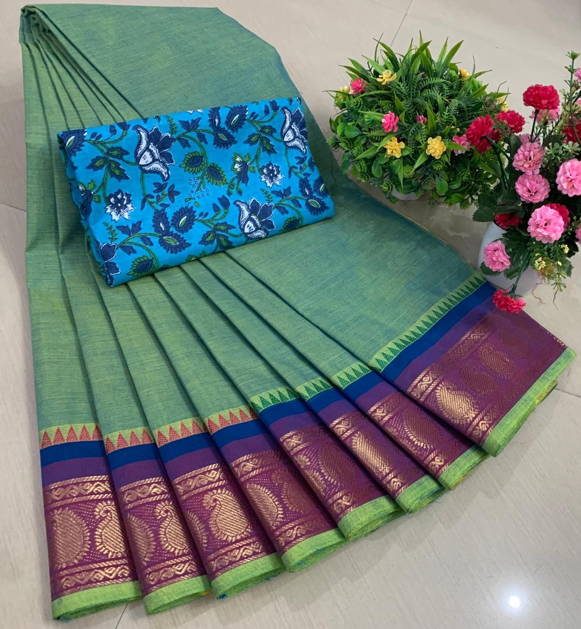 Chettinad Cotton sarees