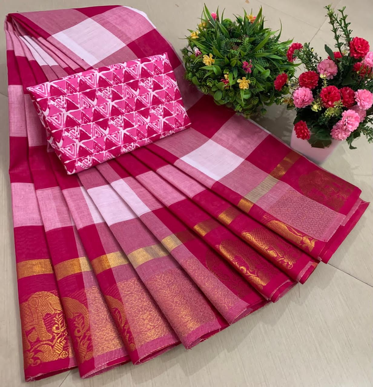 Chettinad Cotton sarees