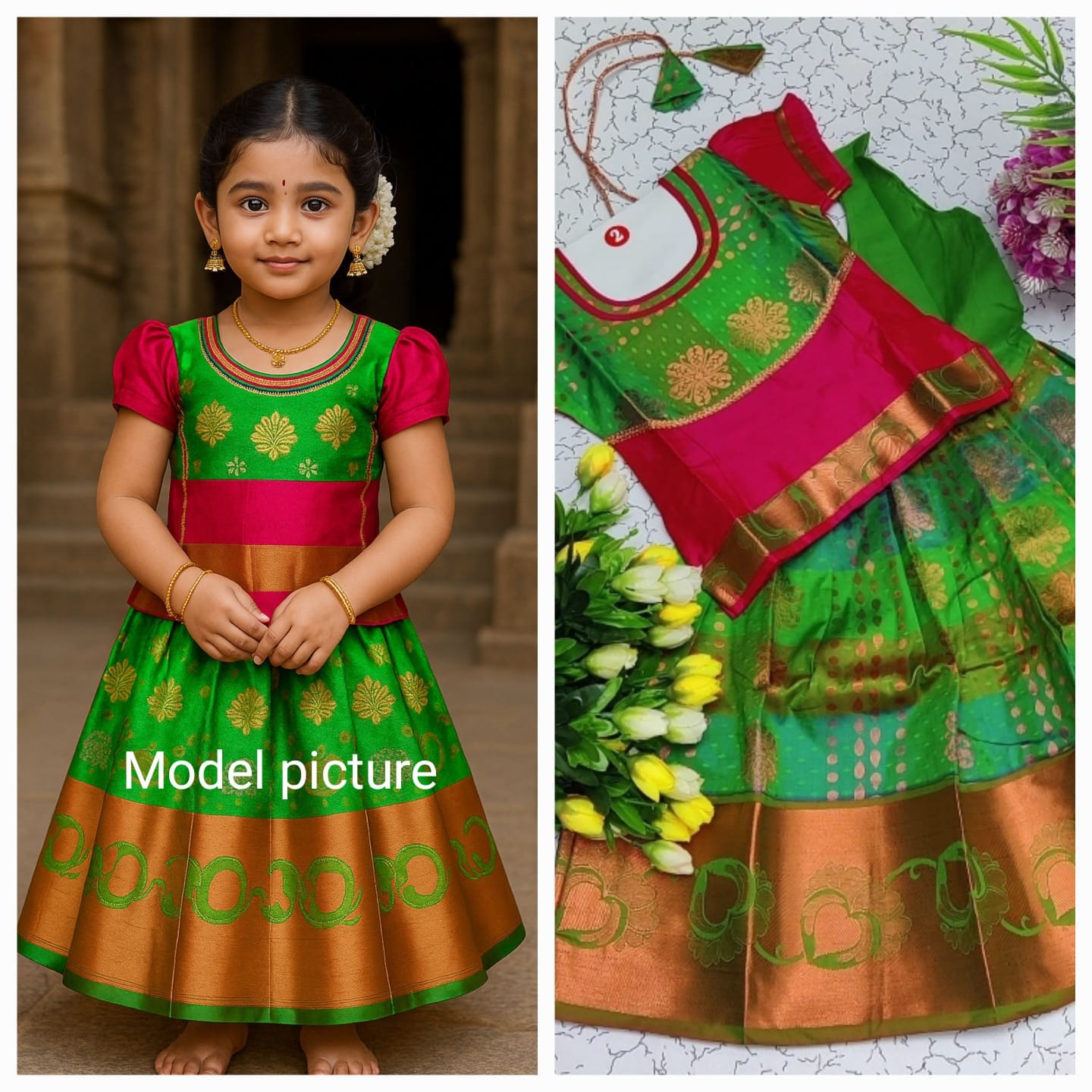 Kids Pattu pavadai