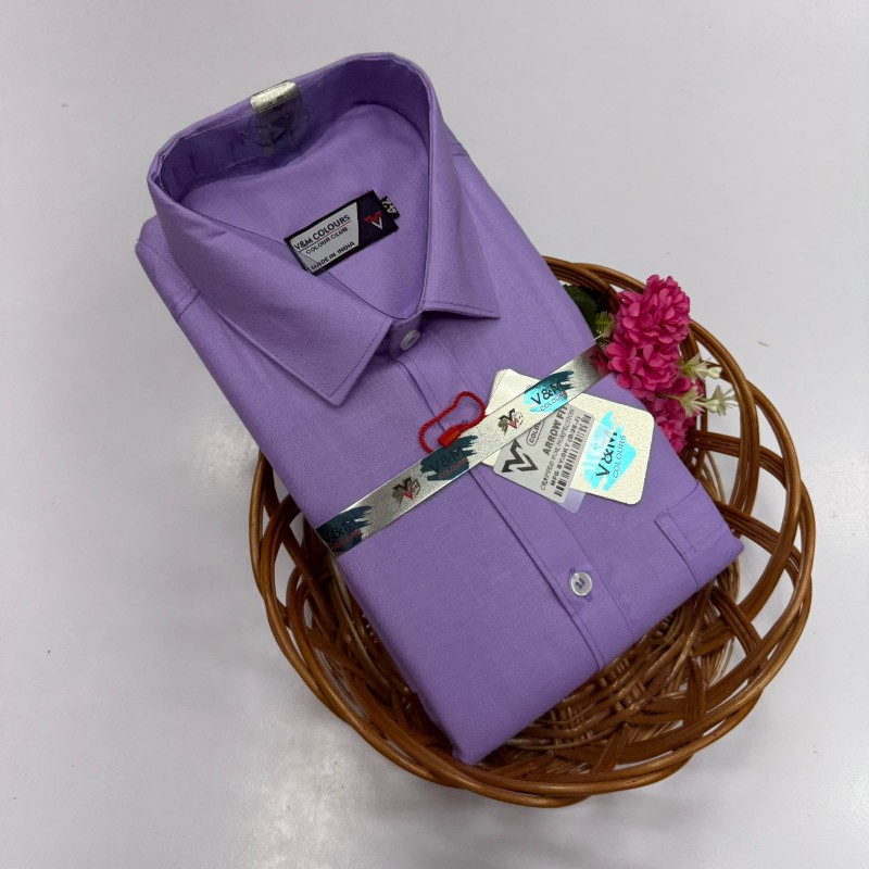Cotton Plain Shirt